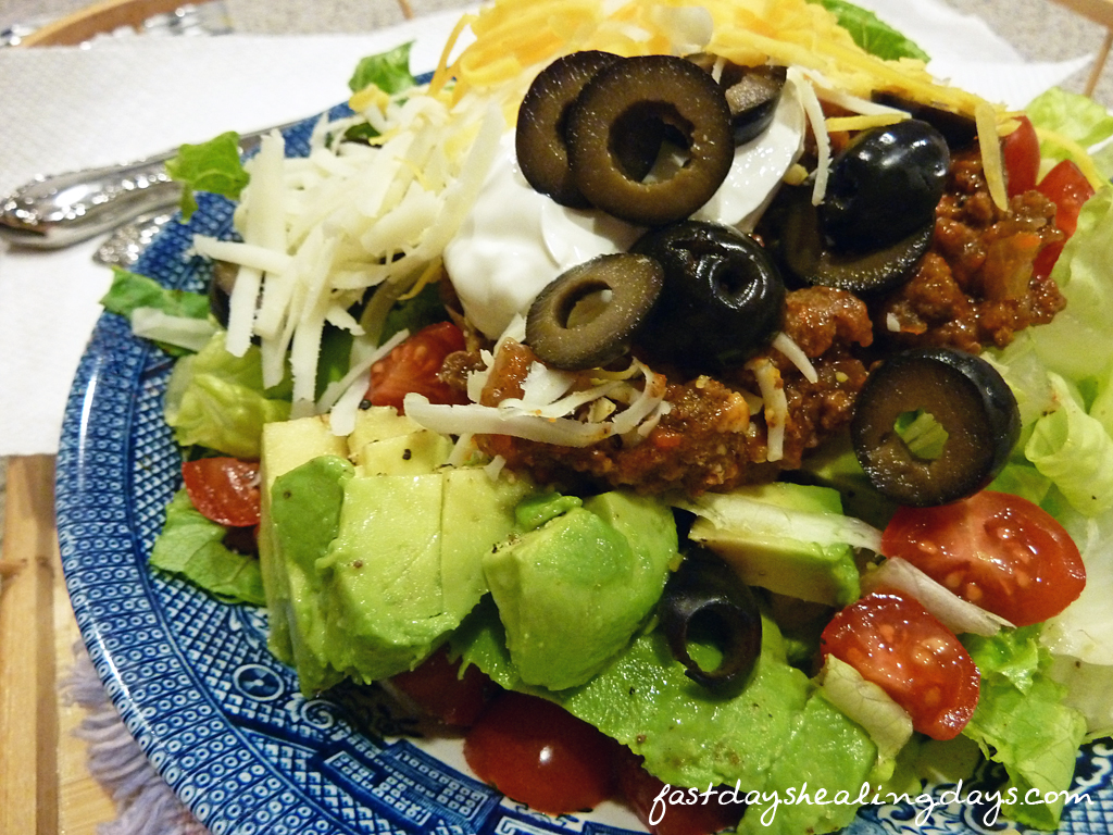 Fast Day Turkey Taco Salad